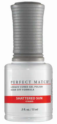 LeChat Perfect Match Gel Polish Shattered Sun - 0.5oz. (15ml)