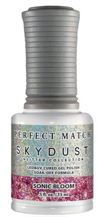 LeChat Perfect Match Sky Dust Glitter Gel Polish Sonic Bloom - 5 oz
