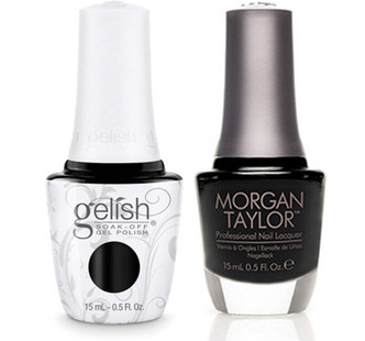 Gelish & Morgan Taylor Black & White Colors Duo Pack