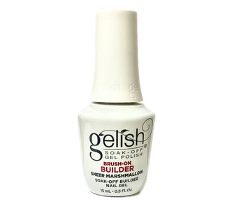 Gelish HEMA-Free Brush-On Builder Sheer Marshmallow - 15 mL / .5 fl oz