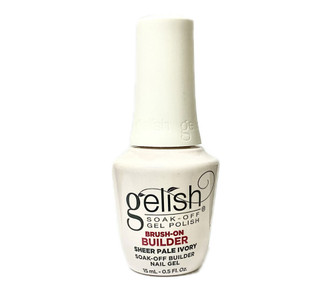 Gelish HEMA-Free Brush-On Builder Sheer Pale Ivory - 15 mL / .5 fl oz