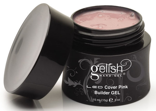 Gelish Hard Gel LED Cover Pink Builder Gel - .5oz