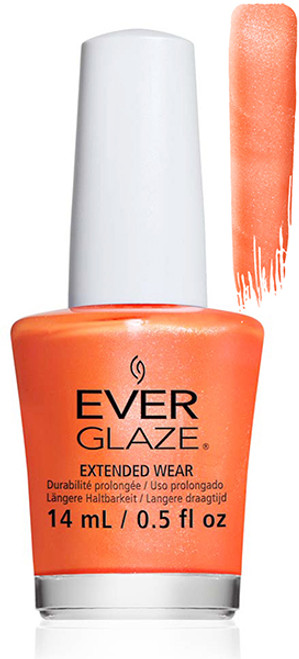China Glaze EverGlaze  Nail Polish Orange You Obessed? - 14 ml