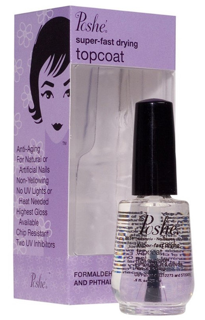 Poshe Super Fast Drying Top Coat - .5oz