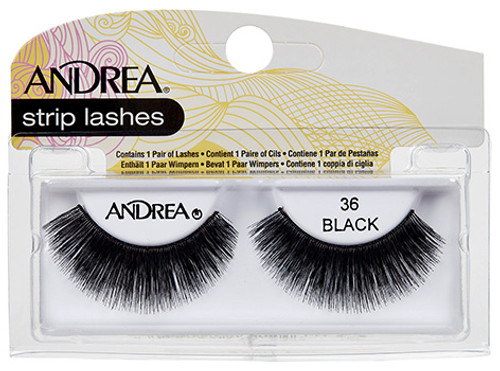 Andrea Strip Lashes - 36 Black