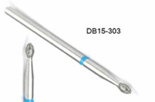 NDi beauty Diamond Carbide Bit Football Shape - 3/32 - DB15