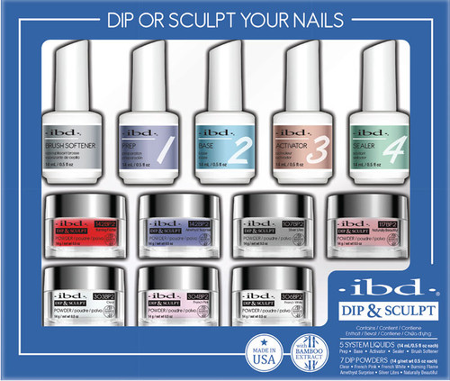 ibd Dip & Sculpt Professional Kit - 12 pc** Non-Returnable