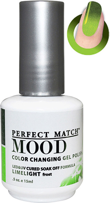 LeChat Perfect Match Mood Gel Polish Limelight - .5oz