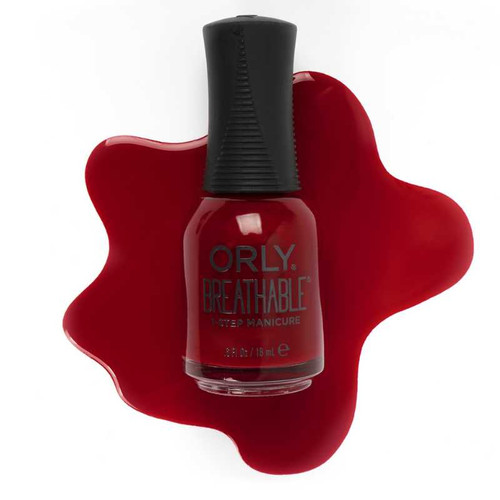 Orly Breathable Treatment + Color One In Vermillion - 0.6 oz