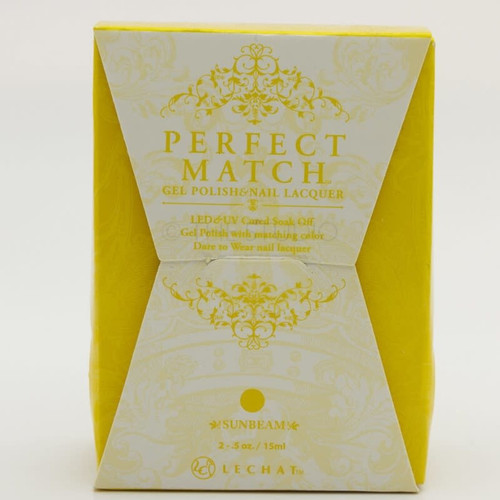 LeChat Perfect Match Gel Polish & Nail Lacquer Sunbeam- .5oz