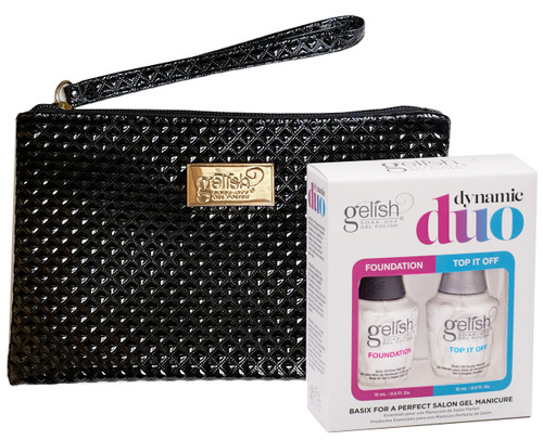 Gelish Dynamic Duo Foundation + Top It Off with Zip Wristlet FREE