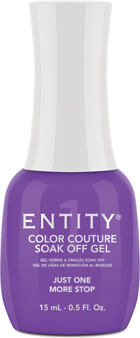 Entity Color Couture Soak Off Gel JUST ONE MORE STOP - 15 mL / .5 fl oz