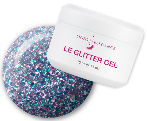Light Elegance UV/LED Glitter Gel Bratty Blue - 10 ml