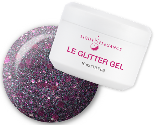 Light Elegance UV/LED Glitter Gel Part Time Pessimist - 10 ml