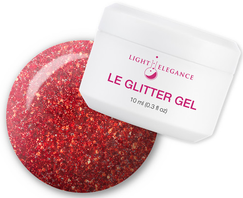 Light Elegance UV/LED Glitter Gel Little Red Sled - 10 ml