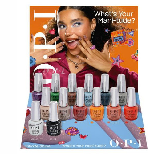 OPI Infinite Shine Fall 2025 What's Your Mani??tude? Collection - 14PC Vac Tray Display