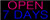 Neon Sign - Open 7 Days