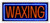Electric LED Sign - Waxing  2341
