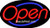 Neon Flashing Sign Open