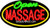 Neon Flashing Sign Open Massage
