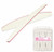 Berkeley Half Moon White Nail File - 50 Files - 80/80 grit