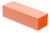 Orange Nail Buffer - 4 Way - Grit 120