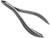 Niko Silver Cobalt Round Cuticle Nipper