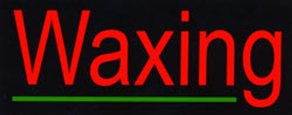 Neon Sign - Waxing Underline