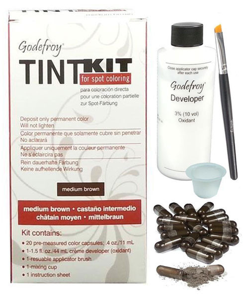 Godefroy Eyebrow Tint Kit - Medium Brown