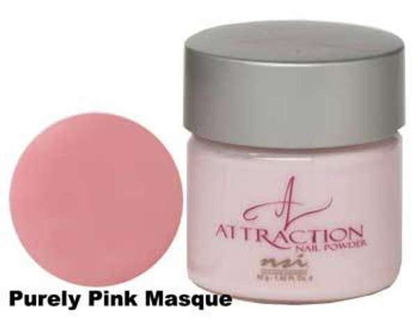 NSI Attraction Nail Powder - Purely Pink Masque - 1.42oz