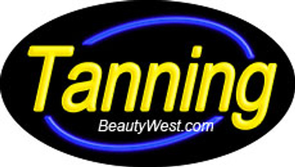 Neon Flashing Sign Tanning
