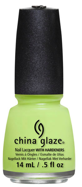 China Glaze Nail Polish Lacquer Grass Is Lime Greener - .5oz