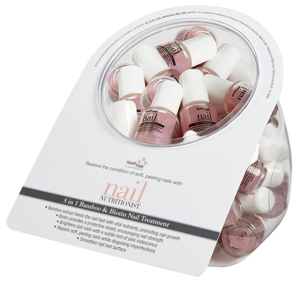 NailTek 5 in 1 Bamboo & Biotin Nail Treatment - 0.125 oz. bucket - 36 pcs