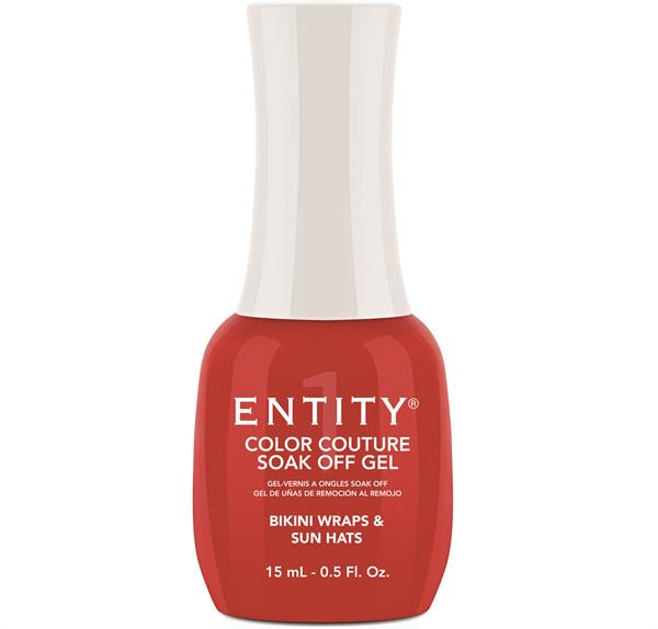 Entity Color Couture Soak Off Gel BIKINI WRAPS & SUN HATS - 15 mL / .5 fl oz