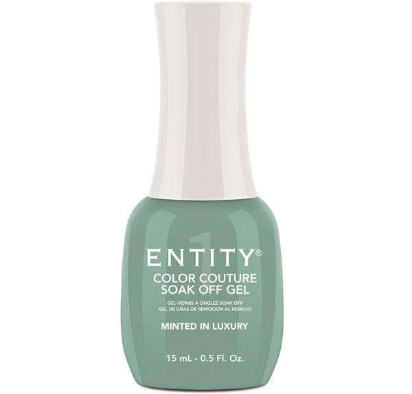 Entity Color Couture Soak Off Gel MINTED IN LUXURY - 15 mL / .5 fl oz