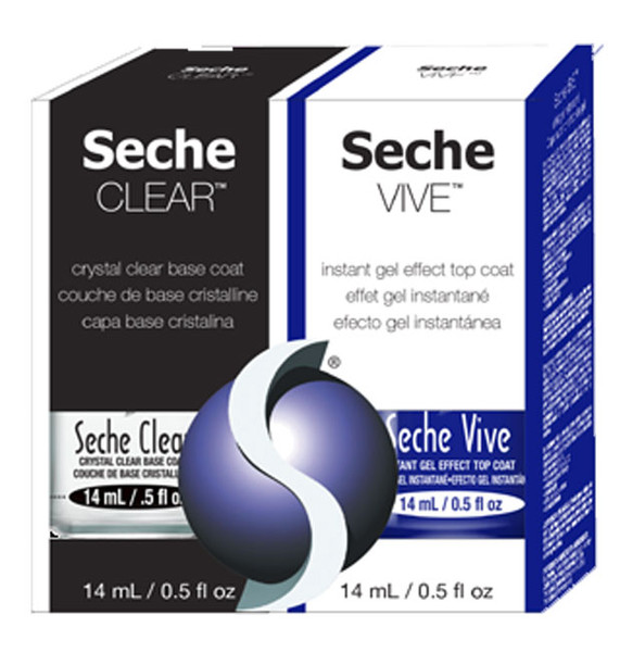 Seche Power Duo Kit (Clear Base and Seche Vive Gel Effect)