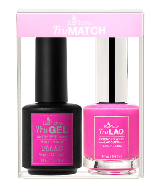 EzFlow TruGel Polish Manic Magenta Duo 266ED - 14 mL / 0.5 fl oz