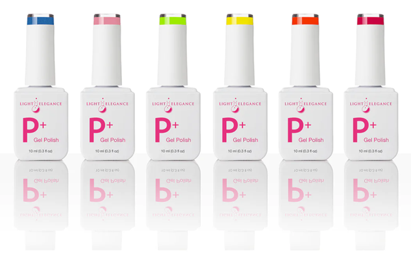 Light Elegance P+ Color Gel Polish Happy Vibes Spring 2024 Collection - 6 PC