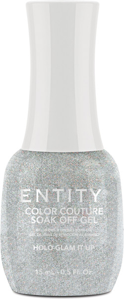 Entity Color Couture Soak Off Gel HOLO-GLAM IT UP - 15 mL / .5 fl oz