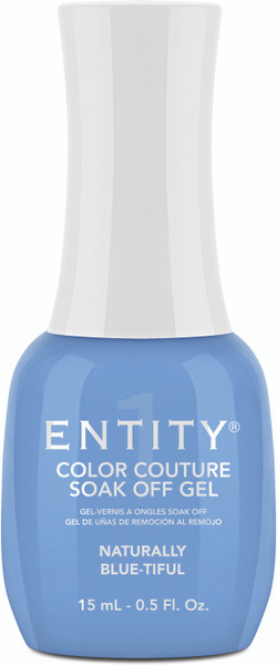 Entity Color Couture Soak Off Gel NATURALLY BLUE-TIFUL - 15 mL / .5 fl oz