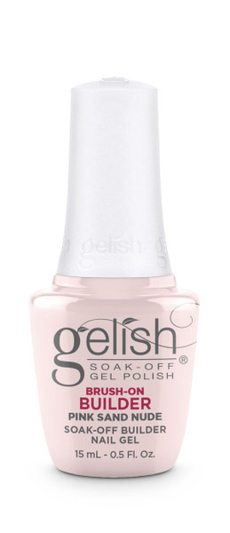 Gelish HEMA-Free Brush-On Builder Pink Sand Nude - 15 mL / .5 fl oz