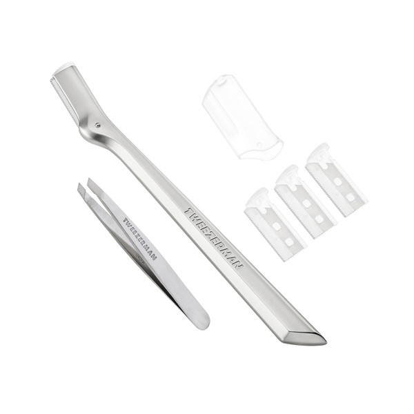 Tweezerman Brow Razor and Mini Tweezer Set