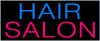 Neon Sign - Hair Salon