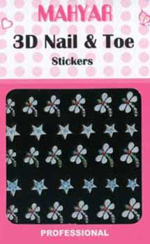 3D Nail & Toe Stickers - CDN30