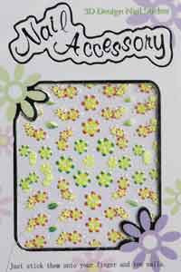 3 D Design Nail Sticker - M25