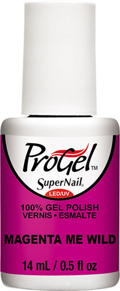 SuperNail ProGel Polish Magenta Me Wild - .5 fl oz / 14 ml