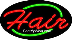 Neon Flashing Sign Hair