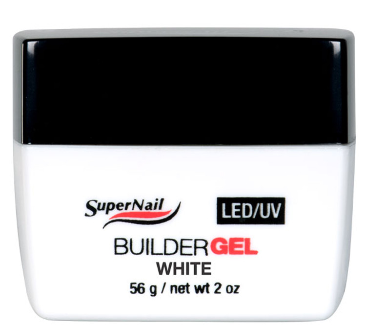 SuperNail LED/UV Builder Gel White - 56g / 2oz