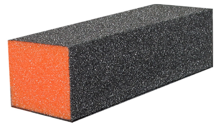 Dixon 3-Way Premium Orange Buffer Black Grit - 100/180 grit