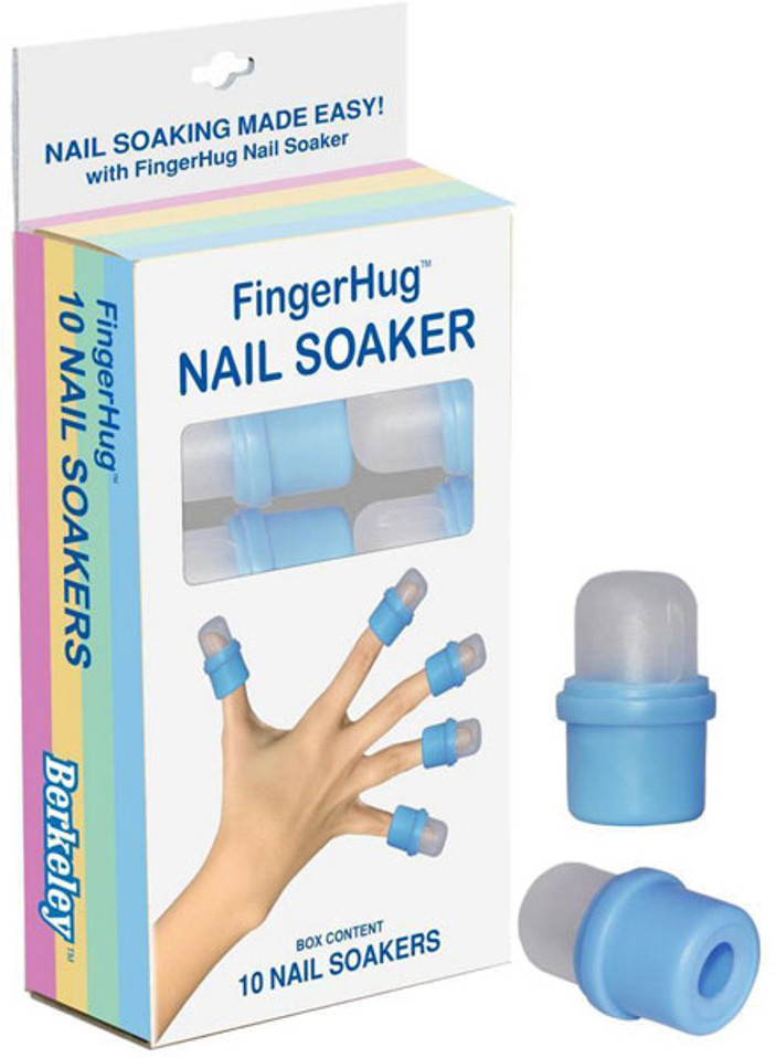 FingerHug Blue Nail Soaker - 10pc